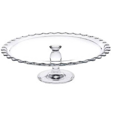 PASABAHCE PATISSERIE CAKE STAND FOOTED 26CM