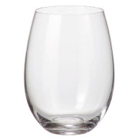 BOHEMIA 6PC STEMLESS WHITE WINE GLASSES 430ML