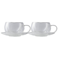 MAXWELL & WILLIAMS BLEND SET OF 2 CUP & SAUCERS 270ML