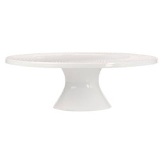 MAXWELL & WILLIAMS WHITE DIAMONDS COUPE CAKE STAND FOOTED 25CM