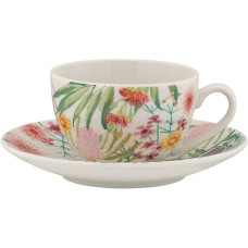 MAXWELL & WILLIAMS NATIVE BLOOMS CUP & SAUCER 100ML