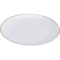 EH SIDE PLATE WITH GOLD RIM  20CM